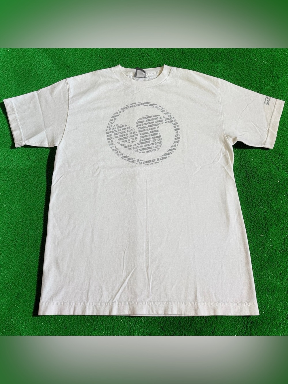 Vintage DVS Shoes Logo Skateboarding T Shirt Men’s Sz M White 90s Y2K Skater